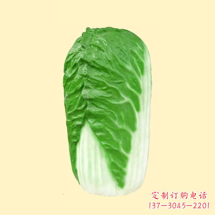 宜宾玻璃钢白菜雕塑