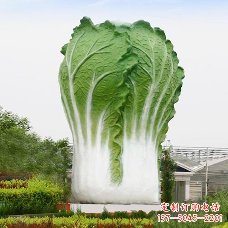 宜宾白菜雕塑极致精致的艺术装饰