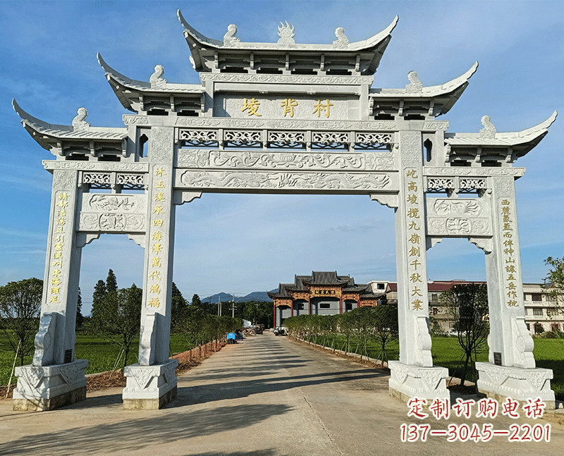 宜宾石雕牌坊传承文化与艺术的完美结合