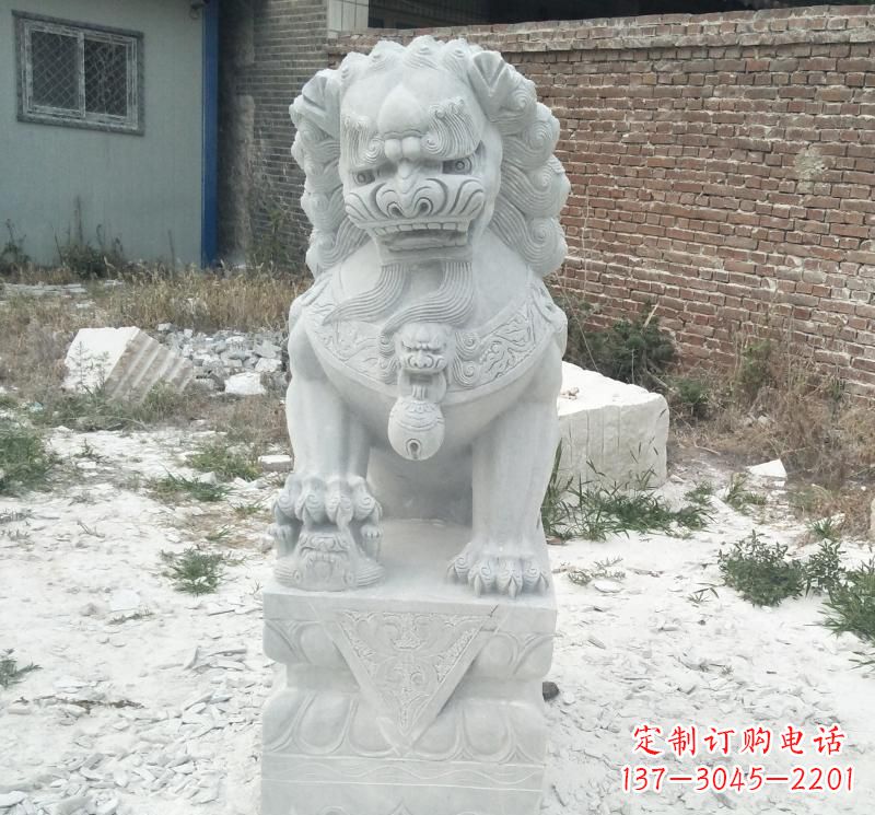 宜宾北京看门狮子石雕