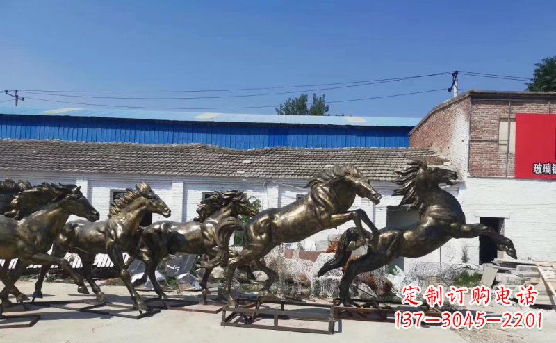 宜宾“马儿风采”精美铜雕