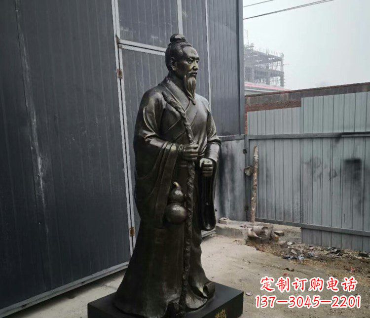 宜宾扁鹊人物古代名医铜雕摆件
