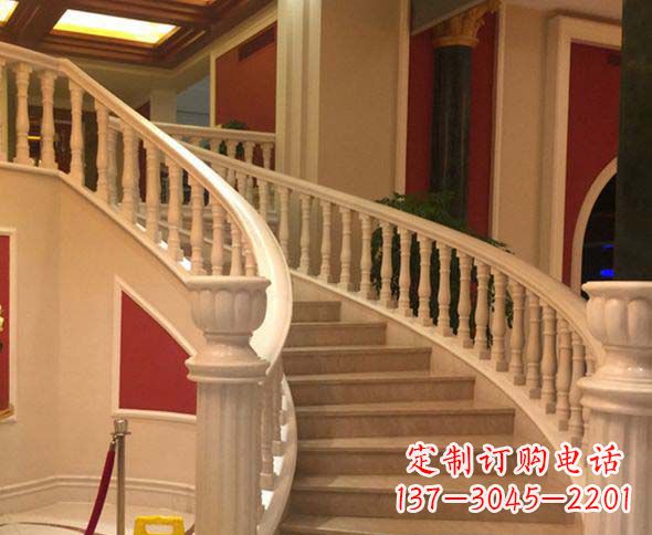 宜宾别墅景观汉白玉石栏杆石雕