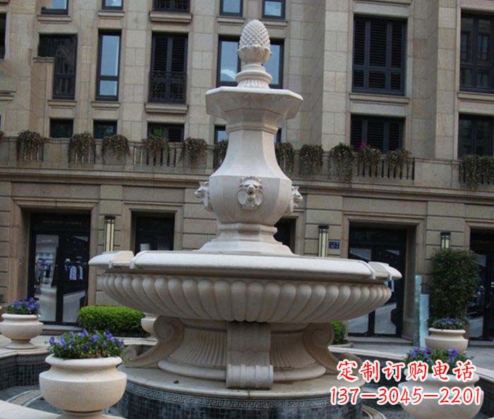 宜宾别墅景观欧式喷泉石雕_2