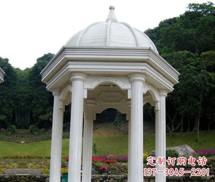 宜宾欧式石雕凉亭,清凉悠然
