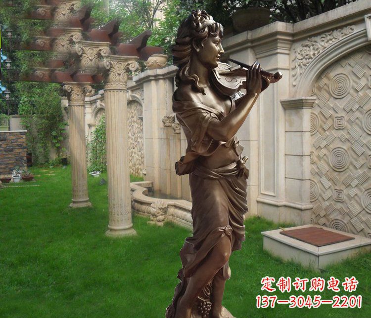 宜宾玻璃钢女人雕塑