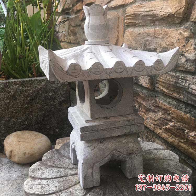 宜宾别墅园林石灯