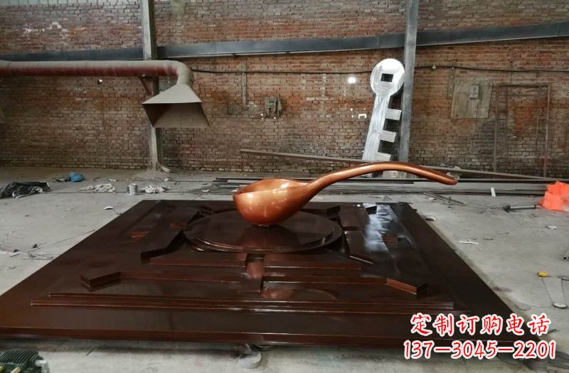宜宾玻璃钢仿铜司南案例