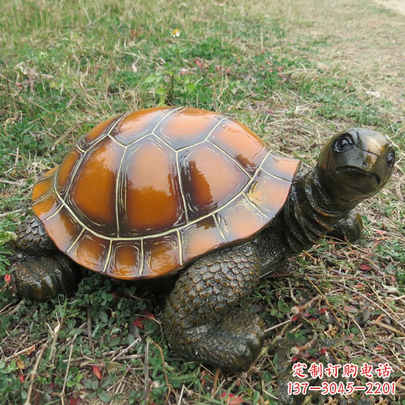 宜宾玻璃钢制乌龟雕塑——艺术的精美呈现