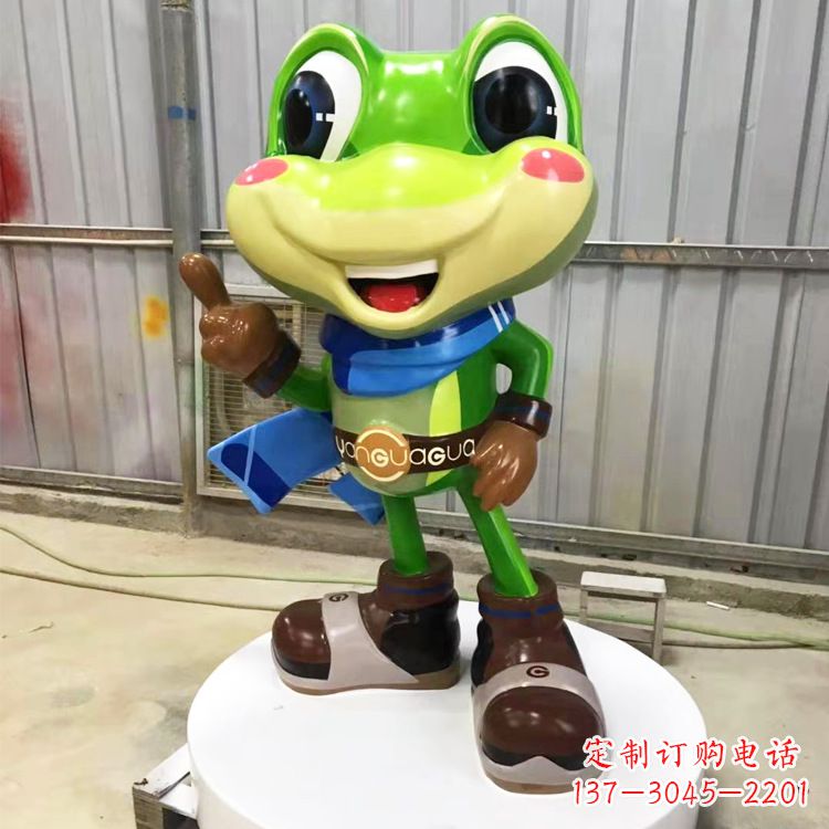 宜宾玻璃钢青蛙雕塑——为商场儿童游乐场增添点缀