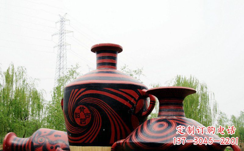 宜宾不锈钢彩色花盆雕塑让空间更加精致