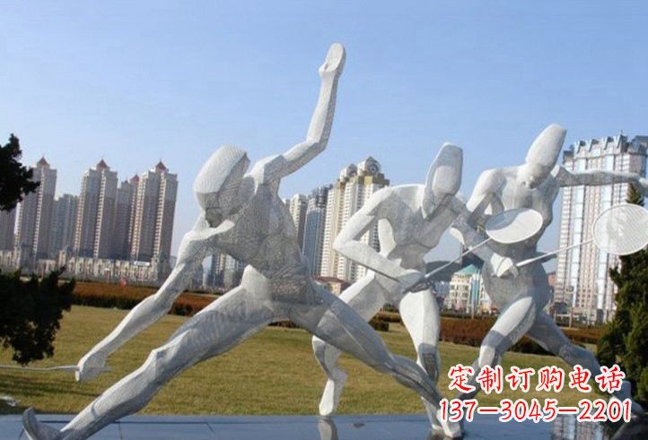 宜宾精致不锈钢羽毛球雕塑