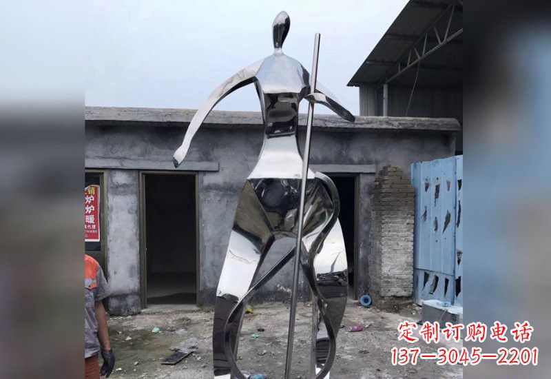 宜宾精致的不锈钢大提琴雕塑