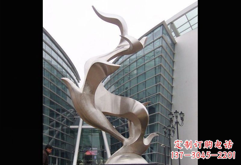 宜宾精美的不锈钢大雁雕塑