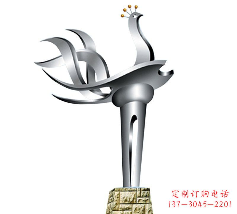 宜宾不锈钢抽象凤凰设计图