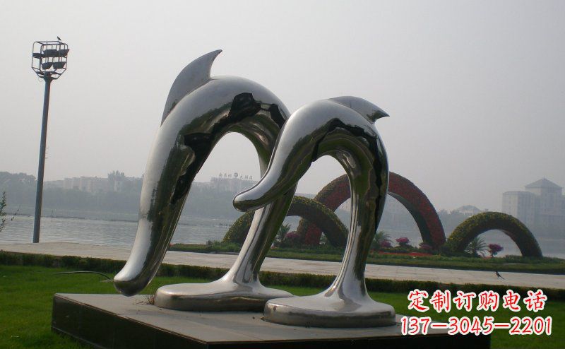 宜宾不锈钢抽象海豚