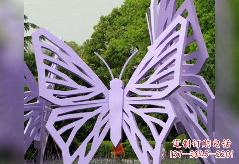宜宾不锈钢蝴蝶雕塑美丽永恒