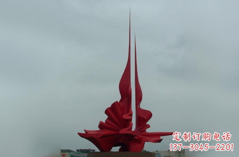 宜宾精美不锈钢火炬雕塑