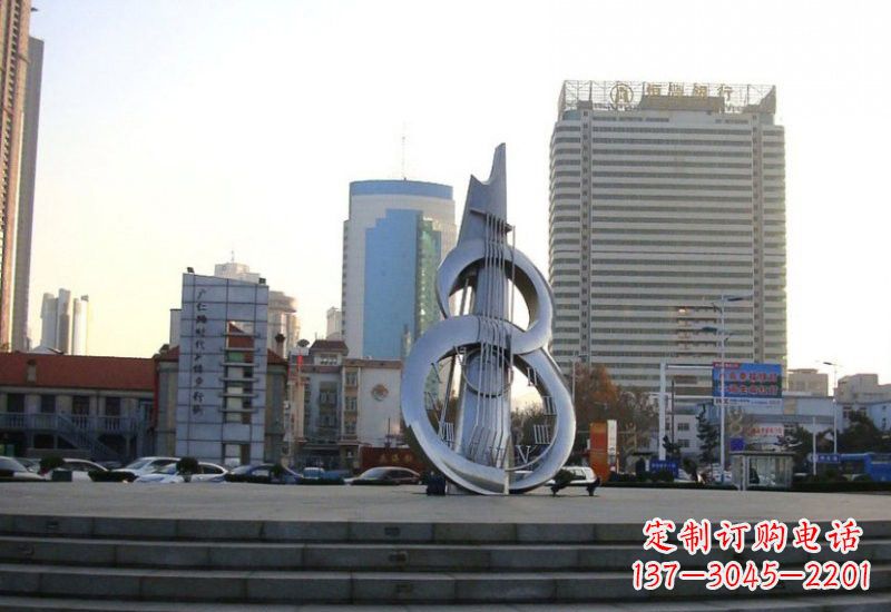 宜宾不锈钢吉他雕塑