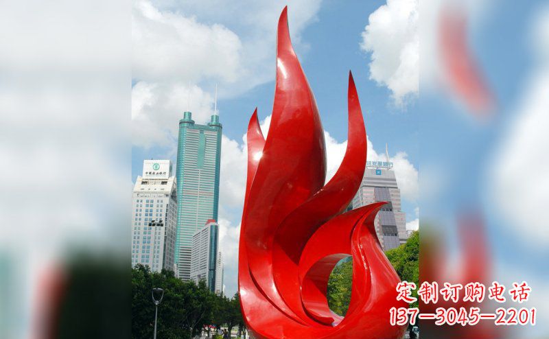 宜宾不锈钢抽象孔雀雕塑 (2)