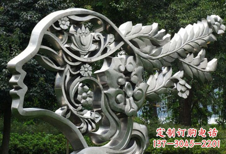宜宾不锈钢美女雕塑一种流行的艺术形式