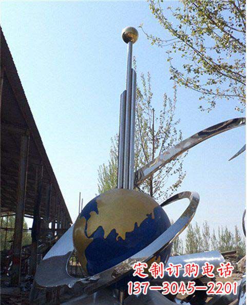 宜宾精致的不锈钢地球雕塑