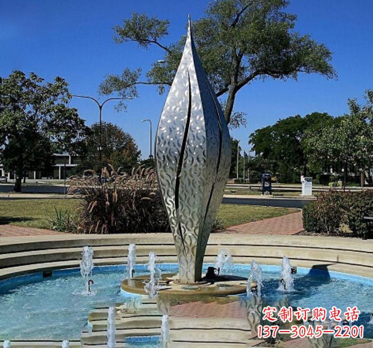 宜宾不锈钢创意喷泉雕塑