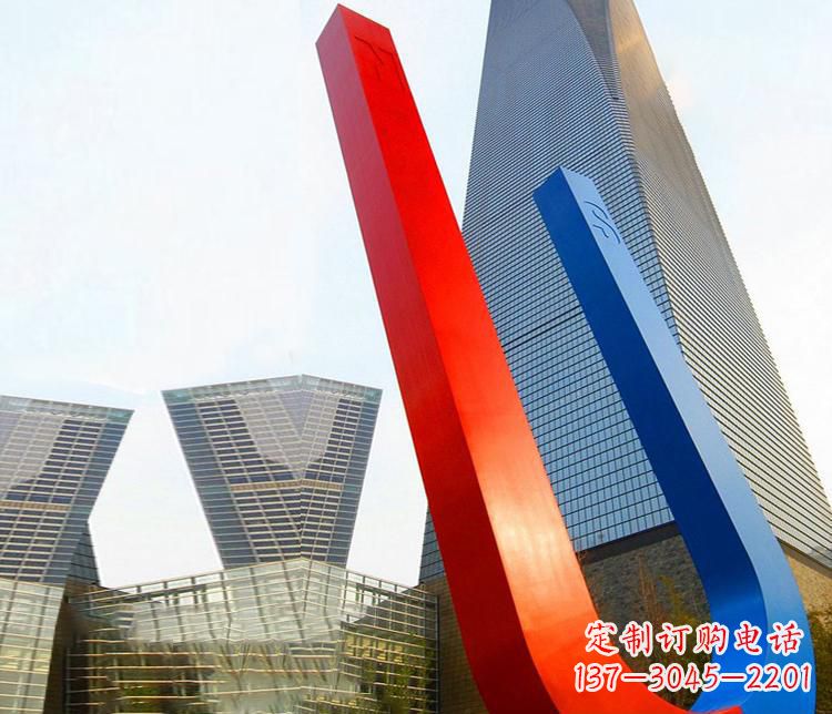 宜宾不锈钢磁铁景观雕塑