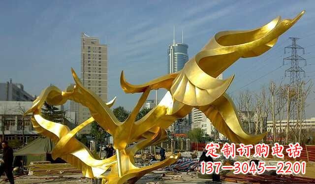 宜宾不锈钢大雁雕塑——一件传承中华文化的艺术杰作