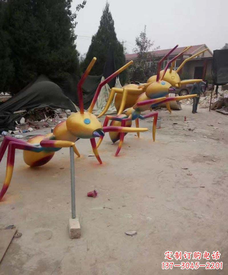 宜宾精美的不锈钢蚂蚁雕塑