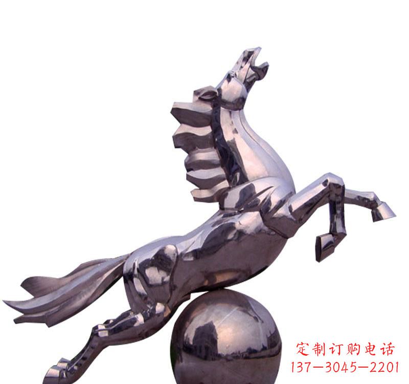 宜宾不锈钢飞马城市雕塑