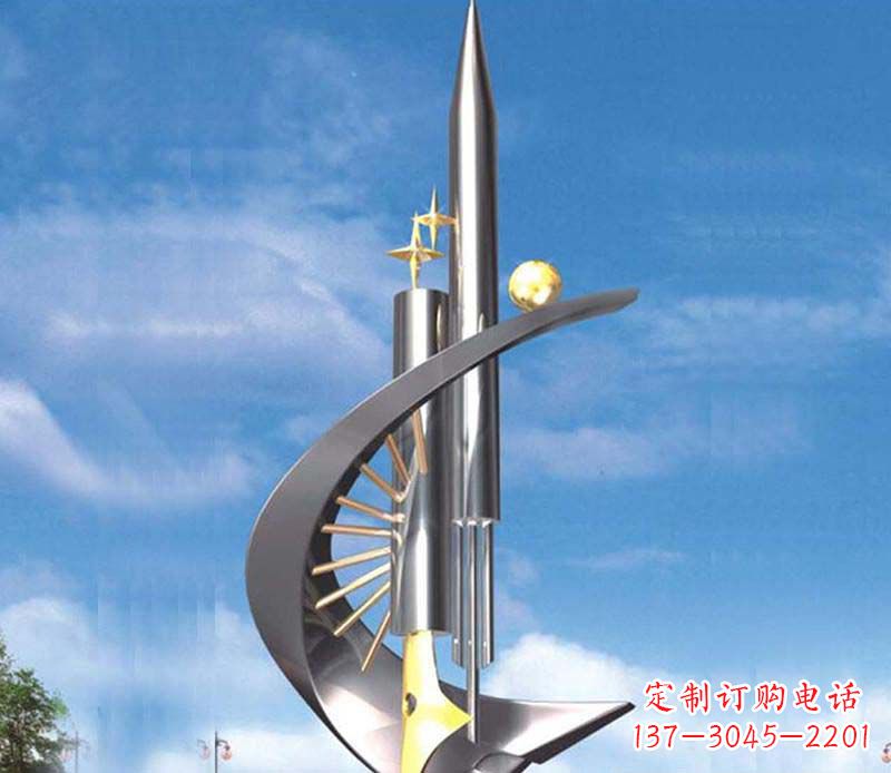 宜宾不锈钢钢笔雕塑1