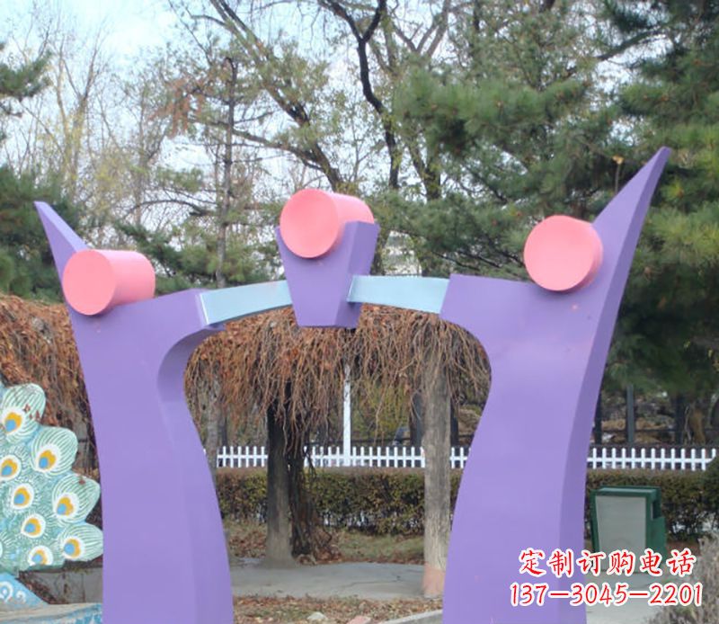 宜宾不锈钢拱门雕塑精美艺术品