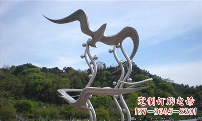 宜宾海鸥雕塑传递自然之美