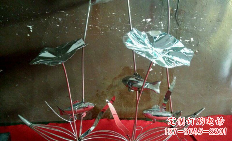 宜宾不锈钢荷花雕塑