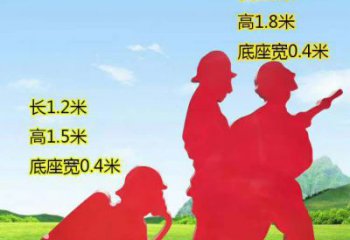 宜宾表彰消防英雄——不锈钢消防员人物雕塑