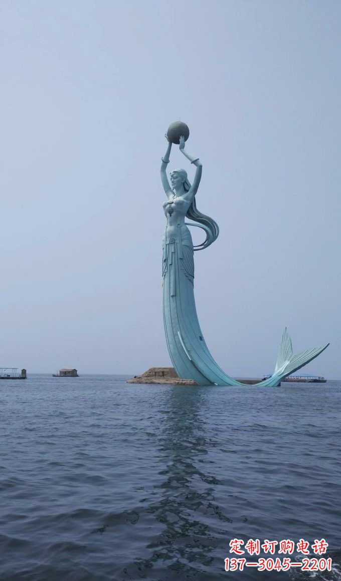 宜宾不锈钢景区大型美人鱼雕塑