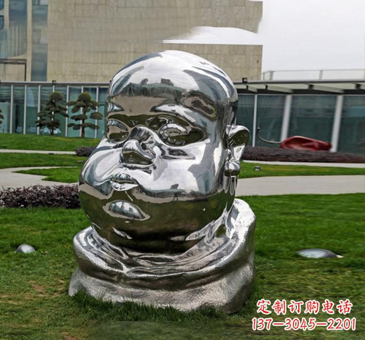 宜宾不锈钢镜面儿童雕塑