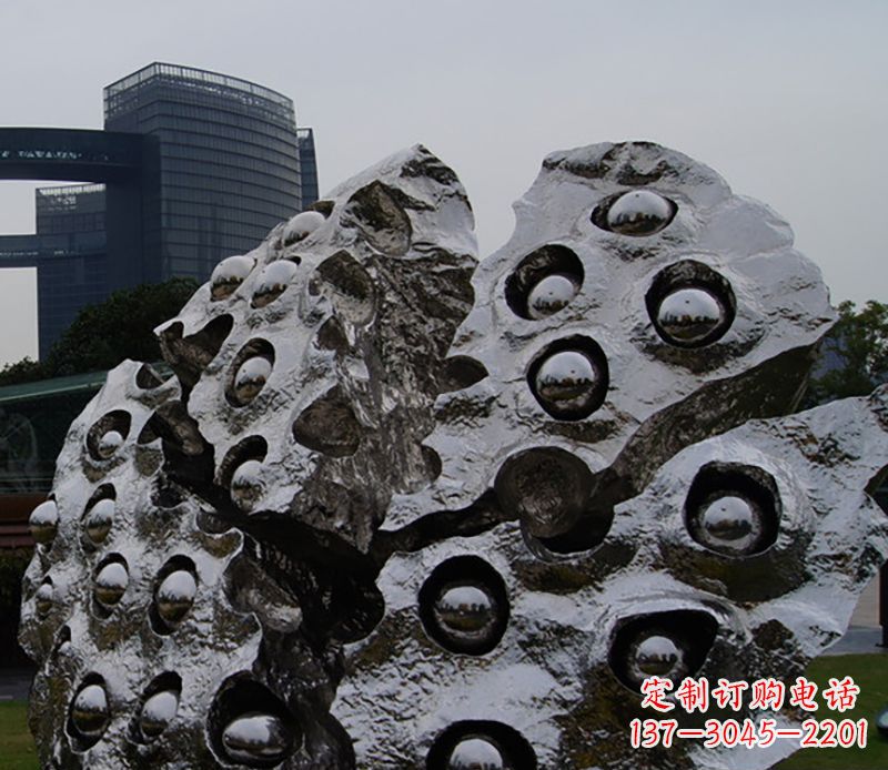 宜宾不锈钢莲蓬雕塑精美绝伦
