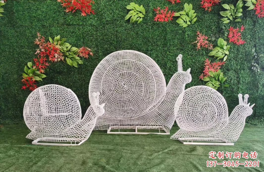 宜宾不锈钢镂空蜗牛雕塑艺术技艺的精致之美