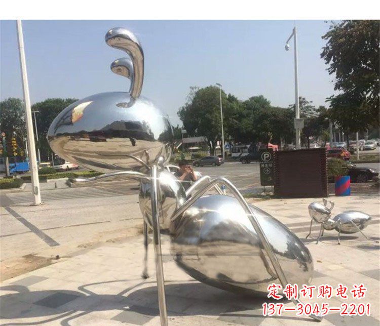 宜宾不锈钢蚂蚁雕塑艺术与自然的完美结合