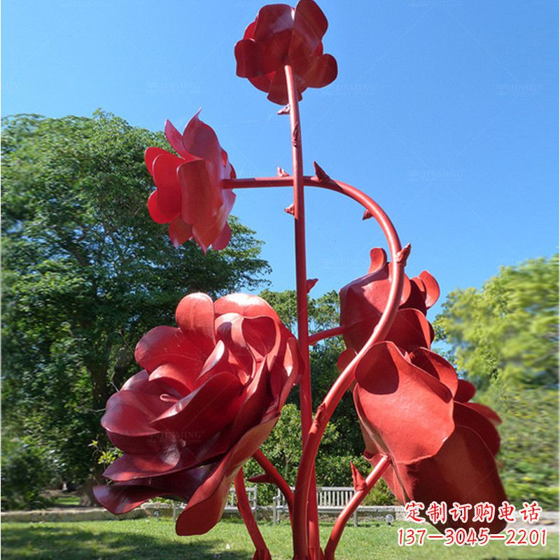 宜宾玫瑰雕塑艺术的精美表达