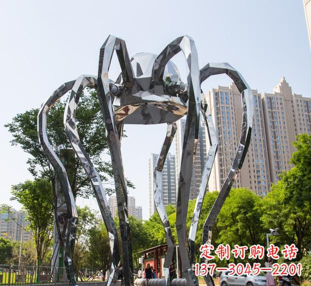 宜宾精致的不锈钢螃蟹雕塑