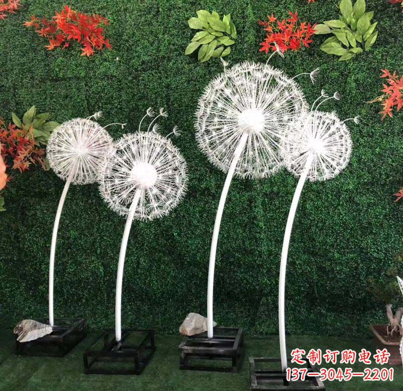 宜宾不锈钢蒲公英雕塑1