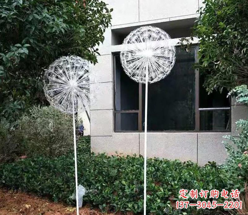 宜宾不锈钢蒲公英雕塑绚丽多彩