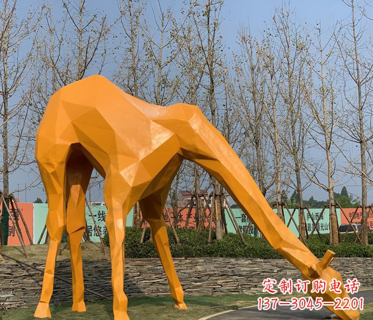 宜宾不锈钢雕刻的精美动物雕塑