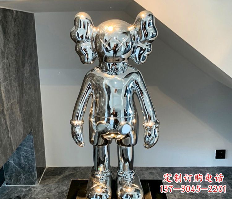 宜宾精致的不锈钢机器人雕塑