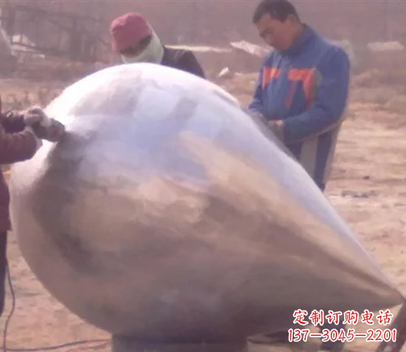 宜宾不锈钢水滴广场雕塑 