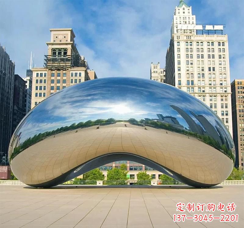 宜宾不锈钢水滴艺术雕塑