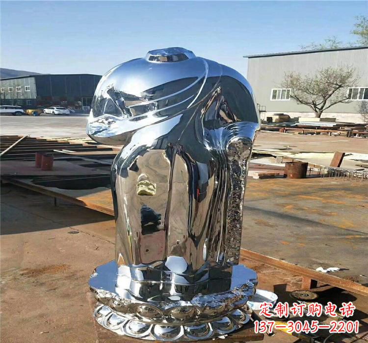 宜宾不锈钢太湖石雕塑